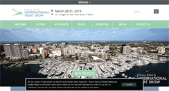 Desktop Screenshot of pbboatshow.com